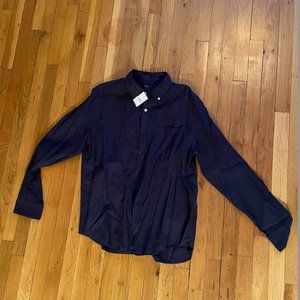 NWT Men's J. Crew navy button down slim
